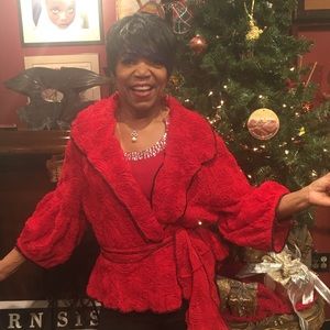 Red Roses Sheer Jacket